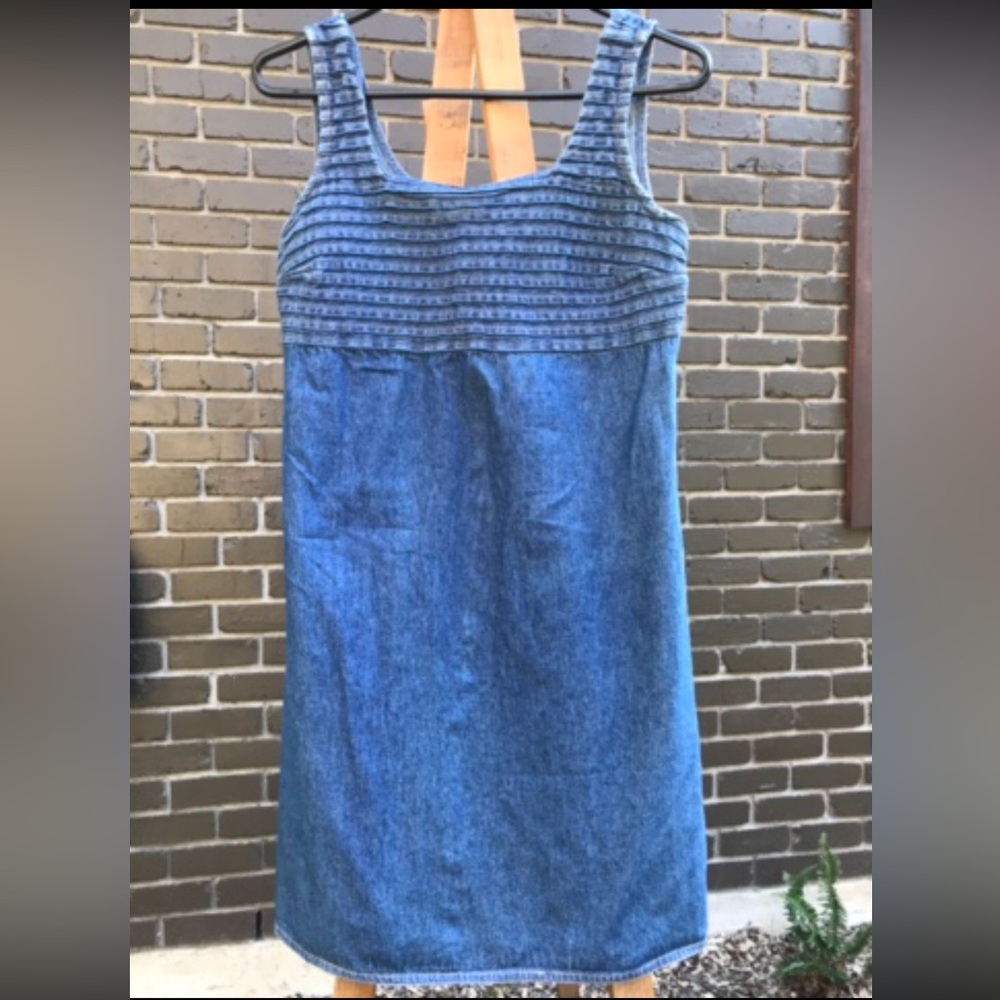 Vintage Joni Blair Denim Jean Dress Size 7